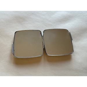 Vintage Silver Tone Double Folding Mirror